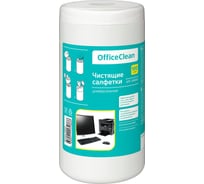 Универсальные влажные чистящие салфетки OfficeClean в тубе 100 шт 248262