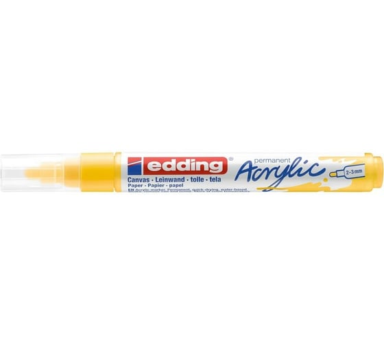 Акриловый маркер Edding 5100 желтый, 2-3 мм 1327821