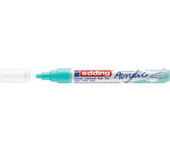 Акриловый маркер Edding 5100 бирюзовый, 2-3 мм 1327825