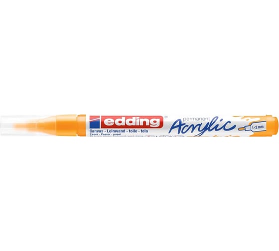 Акриловый маркер Edding 5300 Солнечный желтый, 1-2 мм 1327800