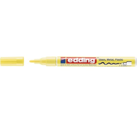 Маркер Edding 751/135 CR желтый, 1-2 мм 1183465