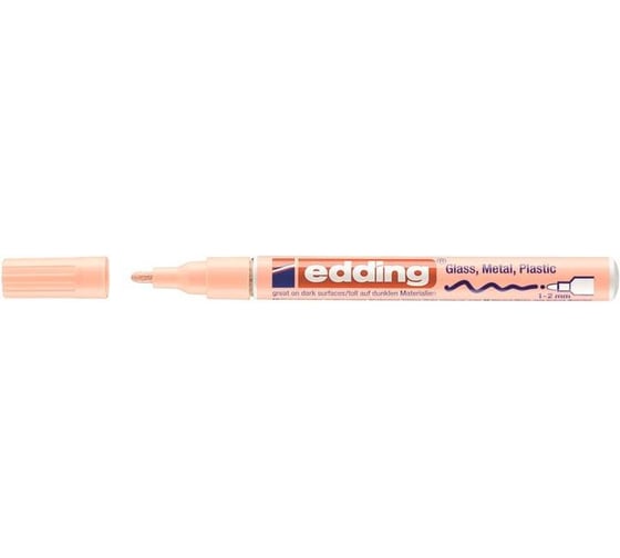 Маркер Edding 751/138 CR розовый, 1-2 мм 1183464 1