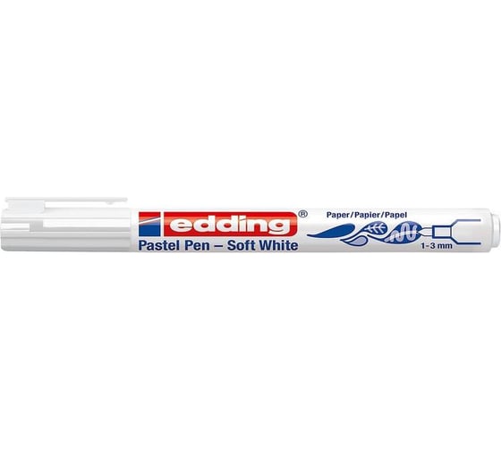 Пастельный маркер Edding 1500/49 белый, 1-3 мм 1183340