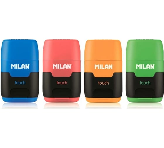 Ластик-точилка Milan Compact Touch в ассортименте 1032917 1