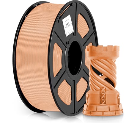 Пластик Cactus CS-3D-ABS-1KG-SKIN ABS/1.75мм/1кг/386м/бежевый 2061739