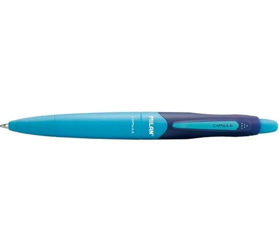 Шариковая ручка Milan Capsule, 1,0мм, синий, 2шт/уп., европодвес, BWM10367 973942 1