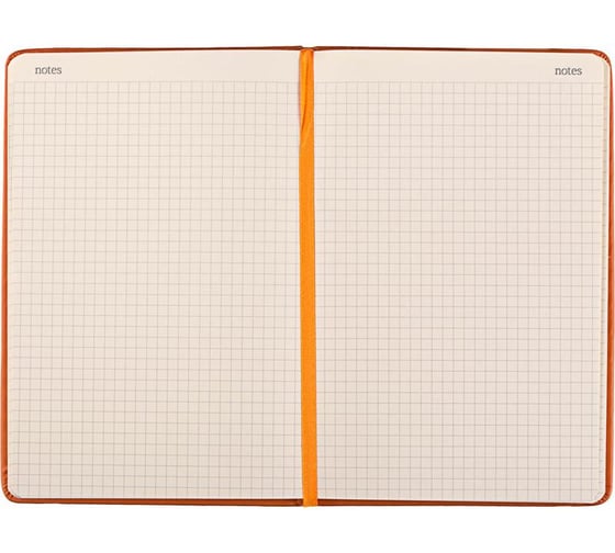Блокнот Bruno Visconti Megapolis Velvet A5 100 л., оранжевый, клетка, 144х212 мм 3-525/07 998268