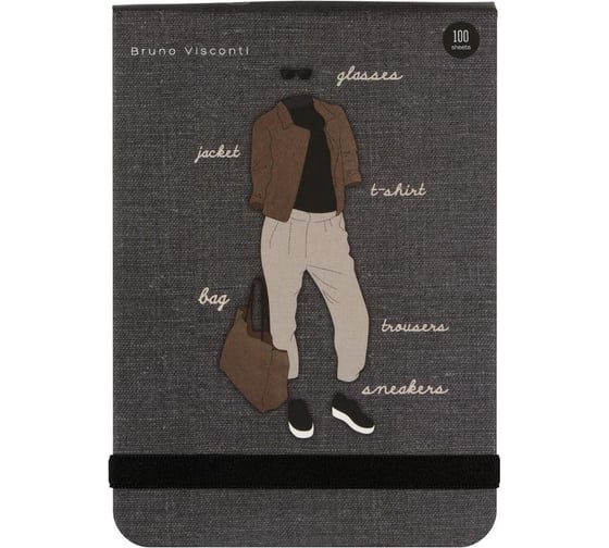 Блокнот Bruno Visconti Megapolis Journal Fashion А6 100 л., 90x130 мм 3-476/03 1217589