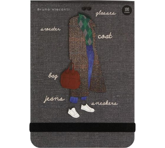 Блокнот Bruno Visconti Megapolis Journal Fashion А6 100 л., 90x130 мм 3-476/03 1217589