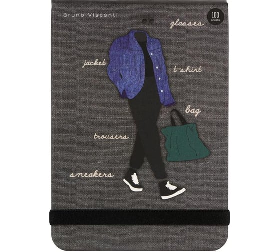 Блокнот Bruno Visconti Megapolis Journal Fashion А6 100 л., 90x130 мм 3-476/03 1217589