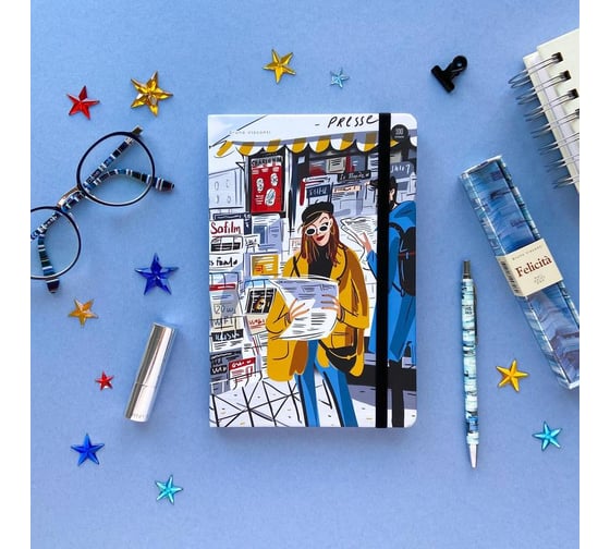 Блокнот Bruno Visconti Megapolis Journal My Sketches А5 100 л., 145x210 мм 3-477/04 1217588