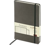 Блокнот Bruno Visconti Megapolis Velvet A5 100 л., серый в клетку, 144х212 мм 3-525/11 689012
