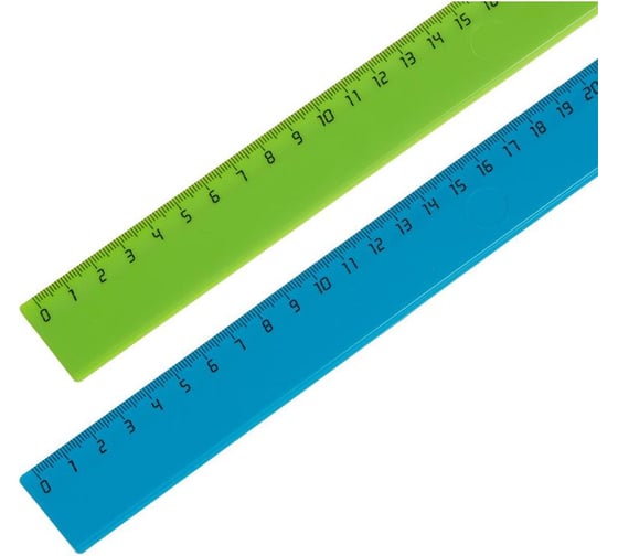Линейка Attache 30 см, пластиковая, 2 шт. 744215