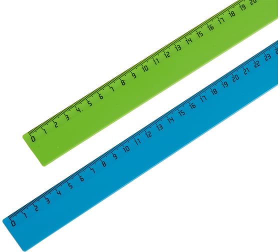 Линейка Attache 40 см, пластиковая, 2 шт. 744213