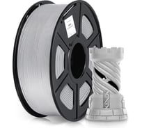 Пластик CS-3D-ABS-1KG-SILVER ABS/1.75мм/1кг/386м/серебристый Cactus 2061738