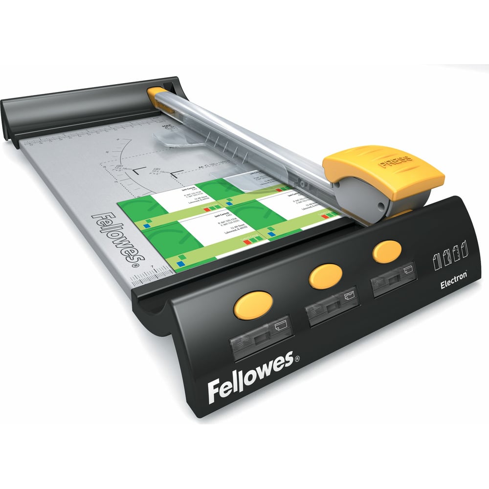 Дисковый резак Fellowes ELECTRON A4 SafeCut 10 листов 4 картриджа УТ ...