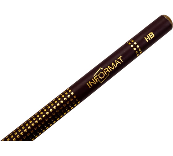 Чернографитный карандаш INFORMAT GOLD PCNBLG-HB