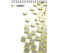Блокнот INFORMAT PLACER А5 60 листов, клетка, евроспираль, мелованный картон, глянцевая ламинация, 65 г/м2 NBA5-60PLC