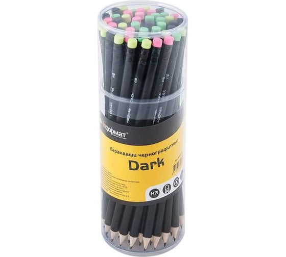 Чернографитный карандаш INFORMAT DARK 48 шт PCNBBT-HB