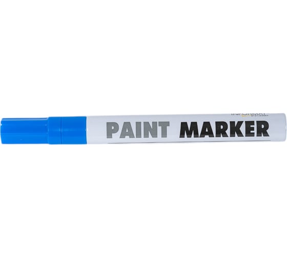Маркер-краска INFORMAT PAINT PROFESSIONAL 4 мм синий круглый нитро-основа KRR04Bl*