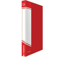 Папка с кольцами INFORMAT А4 2 кольца 700 мкм 25 мм красный пластик NP5075R