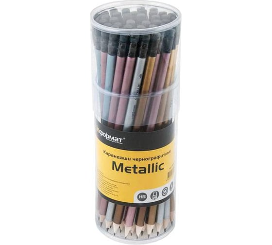 Чернографитный карандаш INFORMAT METALLIC 48 шт PCNBMT-HB