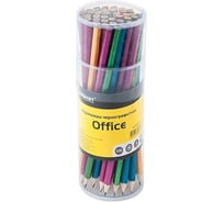 Чернографитный карандаш INFORMAT OFFICE НВ заточенный шестигранный, в тубусе 48 шт PGNBT-HB*