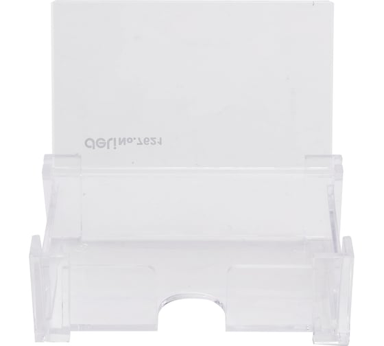 Подставка для визиток DELI E7621 103x68x34 мм прозрачный 430729