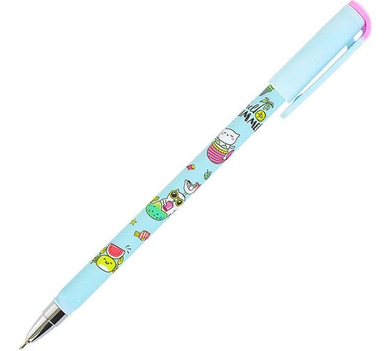 Масляная ручка LOREX Slim Soft ILLEGALLY CUTE.CAT-MERMAID 0,50 мм синий LXOPSS-IC4