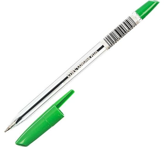 Шариковая ручка Linc CORONA PLUS 0,7 мм зеленый прозрачный корпус 3002N/green