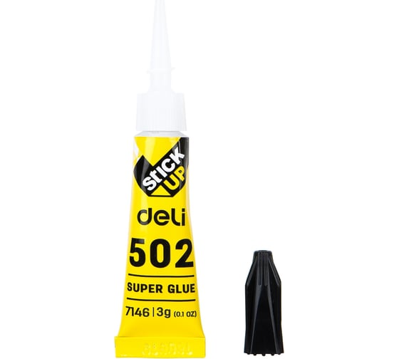 Клей универсальный DELI Super E7146 3 г прозрачный блистер 382518