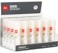 Клей-карандаш DELI 53407 8 г полимерная смесь дисплей пластиковый 1802991