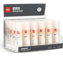 Клей-карандаш DELI 53408 13 г полимерная смесь дисплей пластиковый 1804464