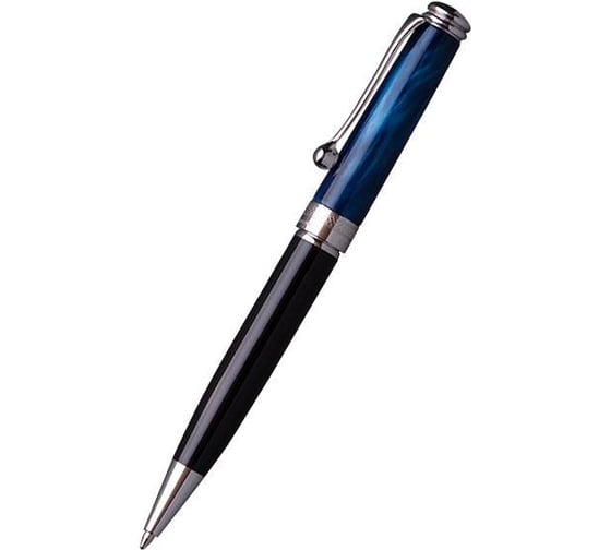 Шариковая ручка Manzoni RIMINI цвет корпуса: синий акрил картонный футляр KR011B-06 1
