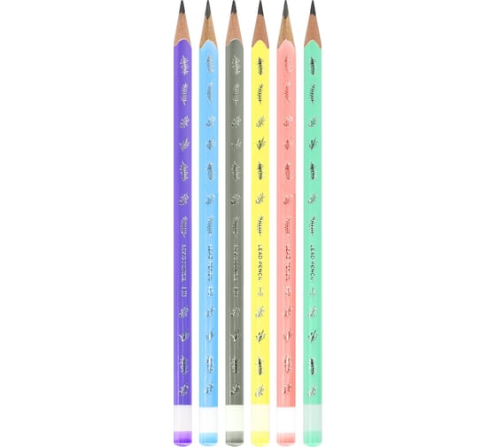 Чернографитный карандаш LOREX V-TYPE PASTEL HB трехгранный заточенный в дисплее LXLPVT-PA