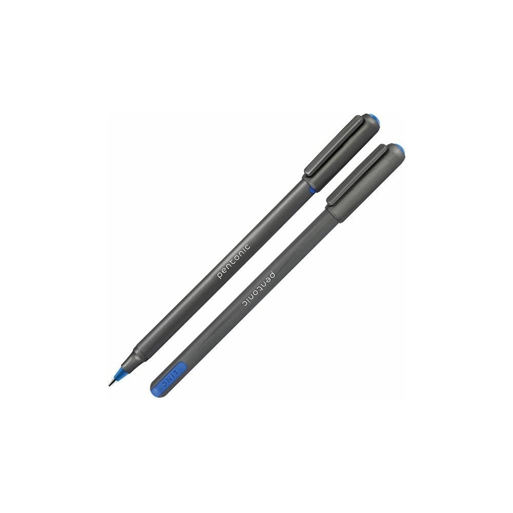 Шариковая ручка Linc PENTONIC SILVER 1 мм синий в упаковке 12 шт 7024-1 ...