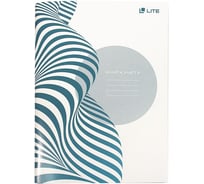 Книга учета LITE 64 листа, клетка, офсет, А4, мелованный картон, вертикальная KYA4-MKR64