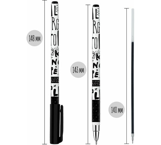 Масляная ручка LOREX Slim Soft Grip GRUNGE 4 EVER 0,50 мм LXOPSSG-GF1
