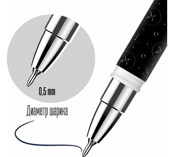 Масляная ручка LOREX Slim Soft Grip GRUNGE 4 EVER 0,50 мм LXOPSSG-GF1