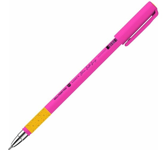 Масляная ручка LOREX Slim Soft Grip NEON 0,50 мм 24 шт в упаковке LXOPSSG-NN3