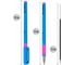 Масляная ручка LOREX Slim Soft Grip NEON 0,50 мм 24 шт в упаковке LXOPSSG-NN3 8