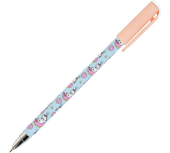 Масляная ручка LOREX Slim Soft ILLEGALLY CUTE.UNICORN 0,50 мм синий LXOPSS-IC6