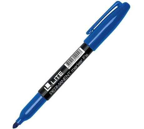 Перманентный маркер LITE FIX 1-3 мм синий круглый PMLF3-B