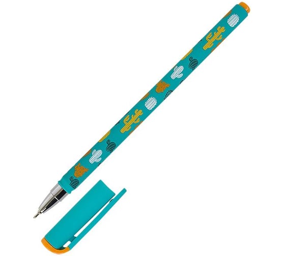 Масляная ручка LOREX Slim Soft COLOR EXPLOSION.CACTUS 0,50 мм синий LXOPSS-CE2