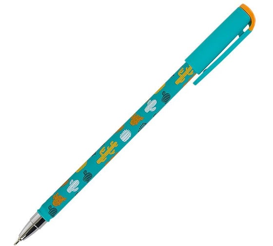 Масляная ручка LOREX Slim Soft COLOR EXPLOSION.CACTUS 0,50 мм синий LXOPSS-CE2