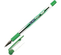 Шариковая ручка Linc GLYCER 0.7 мм, зеленый резиновый грип, 12 шт 1300RF/green
