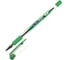 Шариковая ручка Linc GLYCER 0.7 мм, зеленый резиновый грип, 12 шт 1300RF/green 1