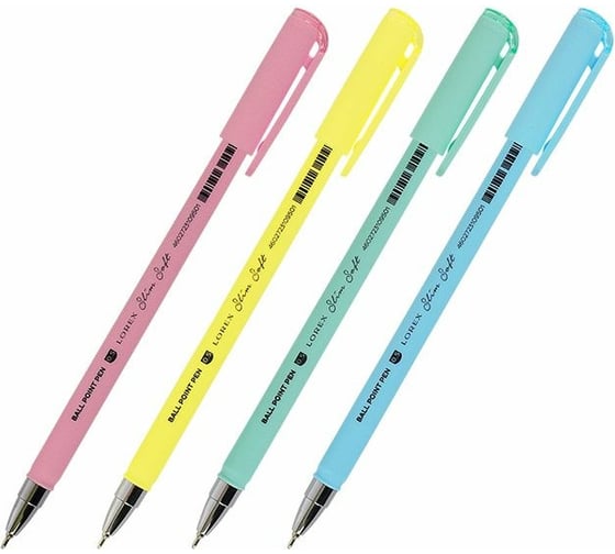 Масляная ручка LOREX Slim Soft PASTEL 0,50 мм 24 шт в упаковке LXOPSS-PS1