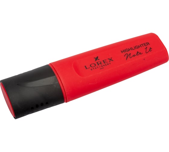 Текстовый маркер LOREX NOTE IT 1-5 мм красный скошенный LXTMNI-R