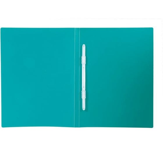 Папка-скоросшиватель LITE А4 зеленый пластик 500 мкм пластиковый механизм NC4150G